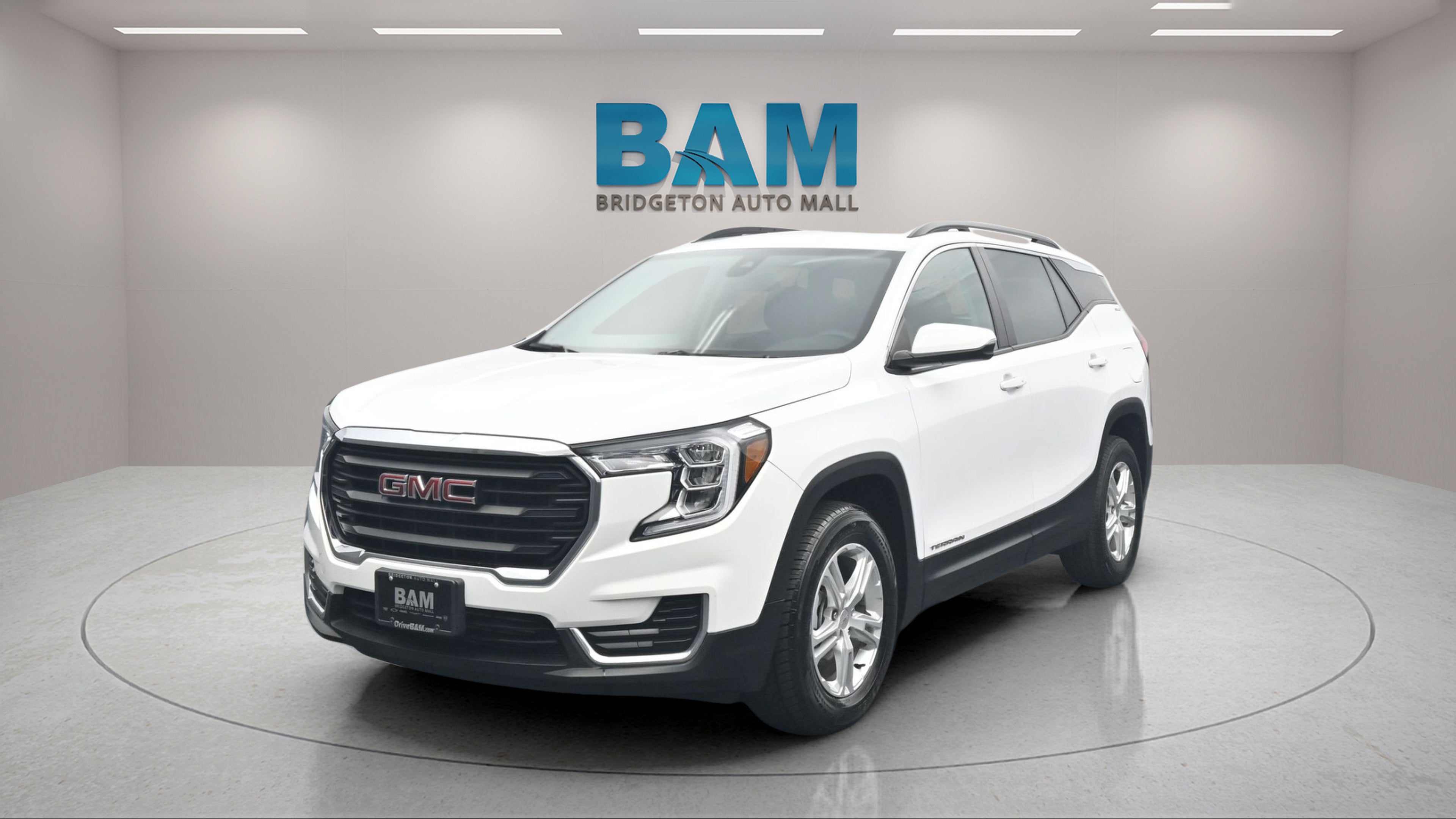 2023 GMC Terrain — rear three-quarter view